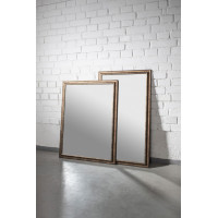 Sapho ROMINA zrcadlo v dřevěném rámu 580x980mm, bronzová patina NL398