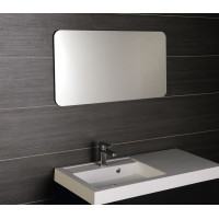 Sapho ISHAPE zrcadlo 1000x500mm, zakulacené rohy, bez úchytu AG510