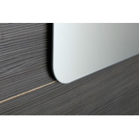 Sapho ISHAPE zrcadlo 1200x600mm, zakulacené rohy, bez úchytu AG612