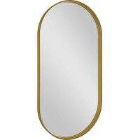 Sapho AVONA oválné zrcadlo v rámu 50x100cm, zlato mat AV500G