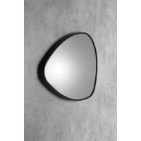 Sapho STEN zrcadlo v rámu 80x51cm, černá mat NA380