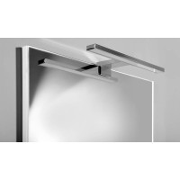 Aqualine SERAPA LED svítidlo 5W, 230V, 300x40x100mm, plast, chrom SA147