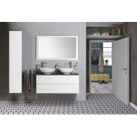 Sapho FLUT zrcadlo s LED podsvícením 1200x700mm, bílá FT120