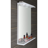 Aqualine KORIN zrcadlo s LED osvětlením a zásuvkou 60x70x12cm KO397