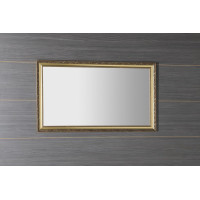 Sapho BOHEMIA zrcadlo v dřevěném rámu 589x989mm, zlatá NL484