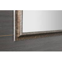Sapho AMBIENTE zrcadlo v dřevěném rámu 720x920mm, bronzová patina NL700
