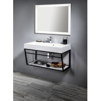 Sapho FLUT zrcadlo s LED podsvícením 900x700mm, bílá FT090