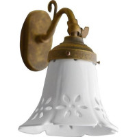 Sapho MARSALA svítidlo E14, 40W, 230V, keramické stínítko, bronz MC077