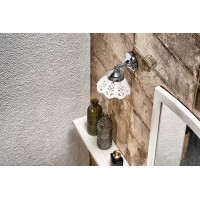 Sapho TRAPANI svítidlo E14 40W, 230V, keramické stínítko, chrom MC026