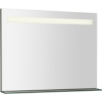 Sapho BRETO zrcadlo s LED osvětlením a policí 800x608mm BT080