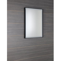 Sapho SORT zrcadlo s LED osvětlením 47x70cm, černá mat ST047