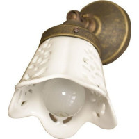 Sapho SORENTO svítidlo E14, 40W, 230V, keramické stínítko, bronz MC098