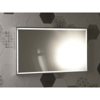 Sapho LUMINAR zrcadlo s LED osvětlením v rámu 1200x550mm, chrom NL560