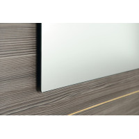Sapho PLAIN zrcadlo 120x60cm, zakulacené rohy, bez úchytu 1501-29