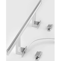 Aqualine SERAPA LED svítidlo, 9W, 230V, 600x40x100mm, hliník, chrom SA148