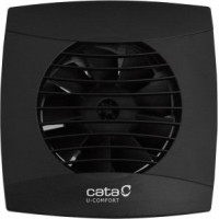 Cata UC-10 T koupelnový ventilátor axiální s časovačem, 8W, potrubí 100mm, černá 01202100