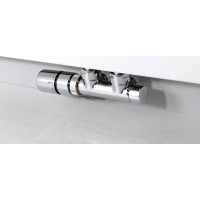 Sapho TWIN připojovací sada ventilů termostatická pro středové připojení, levá, chrom CP3012S