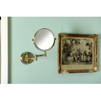 Sapho Kosmetické zrcátko zvětšovací, oboustranné, bronz XP012
