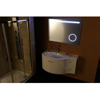 Sapho ASTRO zrcadlo s LED osvětlením 1000x700mm, kosmetické zrcátko MIRL4