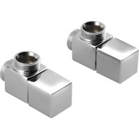 Sapho CUBE připojovací sada ventilů ruční rohová, chrom CP4010S