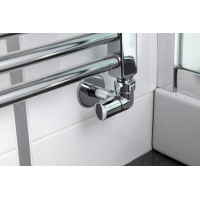 Sapho CORNER SIMPLY připojovací sada ventilů triaxiální, pravé provedení, chrom CP130S