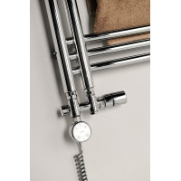 Sapho TWIN COMBI připojovací sada ventilů termostatická pro středové připojení, pravá, chrom CP5010S