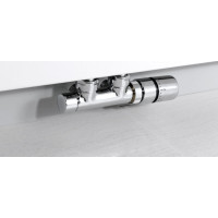 Sapho TWIN připojovací sada ventilů termostatická pro středové připojení, pravá, chrom CP3010S