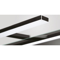 Sapho ESTHER 2 LED svítidlo, 8 W, 500x14x107 mm, černá E27586CI