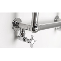 Sapho STAR připojovací sada ventilů ruční rohová, chrom CP5020S