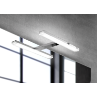 Sapho ESTHER LED nástěnné svítidlo, 6 W, 280x62x131 mm, chrom E26374CI