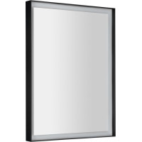 Sapho SORT zrcadlo s LED osvětlením 60x80cm, senzor, 2700-6500K, černá mat ST080S
