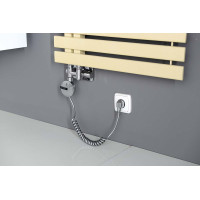 Sapho TWIN COMBI připojovací sada ventilů pro středové připojení, pravá, chrom CP461S