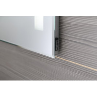 Aqualine Zrcadlo s LED osvětlením 100x80cm, kolébkový vypínač ATH7