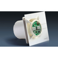 Cata E-100 GTH koupelnový ventilátor axiální s automatem, 4W/8W, potrubí 100mm, bílá 00900200