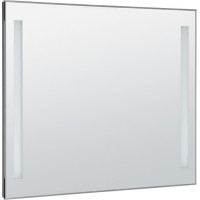 Aqualine Zrcadlo s LED osvětlením 100x80cm, kolébkový vypínač ATH7