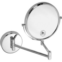 Sapho X-ROUND závěsné kosmetické zrcátko Ø 180mm, chrom XR006