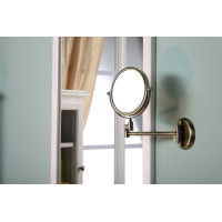 Sapho Kosmetické zrcátko zvětšovací, oboustranné, bronz XP012