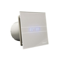 Cata E-100 GSTH koupelnový ventilátor axiální s automatem, 4W/8W, potrubí 100mm, stříbr 00900600