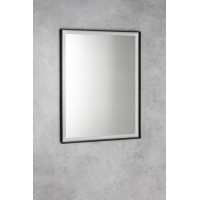 Sapho SORT zrcadlo s LED osvětlením 60x80cm, senzor, 2700-6500K, černá mat ST080S