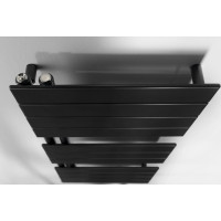 Aqualine MILI otopné těleso 450x934mm, černá mat DC606T