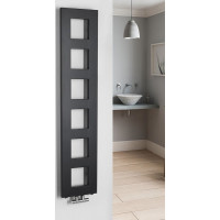 Sapho BLOCK otopné těleso 280x1330 mm, černá mat IR181