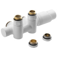 Bruckner WICHER COMBI připojovací sada termostatická pro středové připojení 50mm, bílá 600.331.4