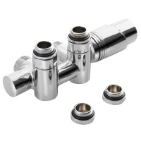 Bruckner WICHER COMBI připojovací sada termostatická pro středové připojení 50mm, chrom 600.331.1