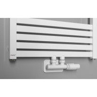 Bruckner GRUNT otopné těleso rovné 500x1330 mm, středové připojení, bílá 600.122.4
