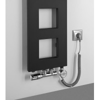 Sapho BLOCK otopné těleso 280x1750 mm, černá mat IR182
