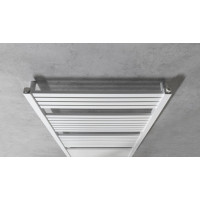 Aqualine TONDI otopné těleso rovné 600x1330 mm, středové připojení, bílá DT480T