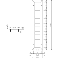 Sapho BLOCK otopné těleso 280x1330 mm, bílá mat IR183