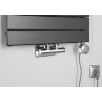 Aqualine BONDI otopné těleso 450x934 mm, Antracit DC405T