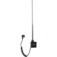 Sapho KTX topná tyč s termostatem, 800 W, černá mat KTX-B-800