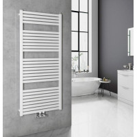 Aqualine TONDI otopné těleso rovné 600x1330 mm, středové připojení, bílá DT480T